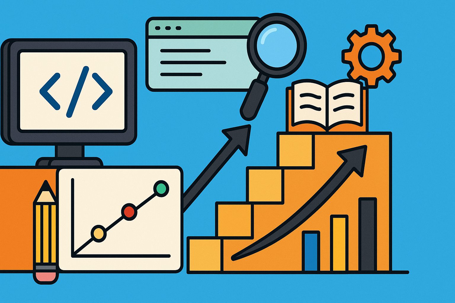 Gráficos y escalas: Diseñando el camino del aprendizaje en código